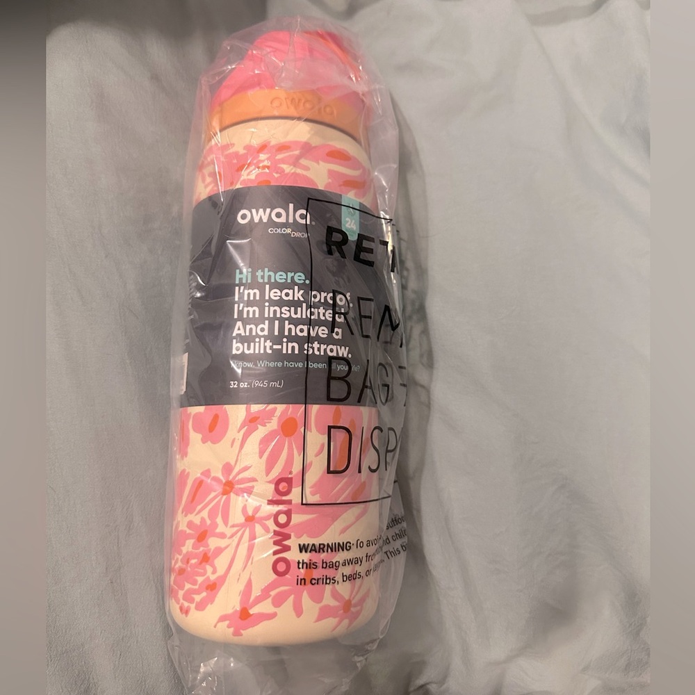 RARE NWT Owala Funky Floral Color Drop Special Edition 32oz FreeSip